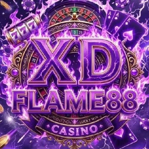 XD Flame 88 Casino app banner showing the platform on a smartphone screen